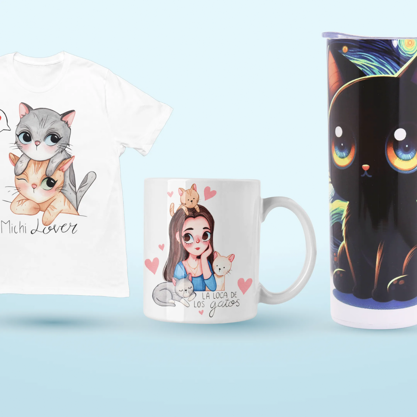 Productos Ilustrados de Michis