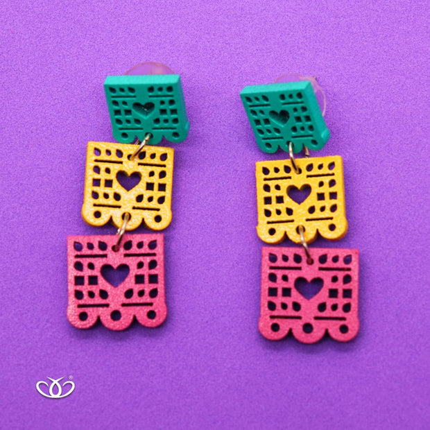 ARETE 3 PAPEL PICADO CHICO