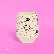 VASO CONICO CH PERRO MAS CAFE