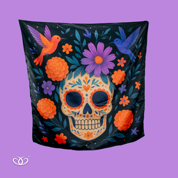 PASHMINA DOUX GD CALAVERA COLIBRI