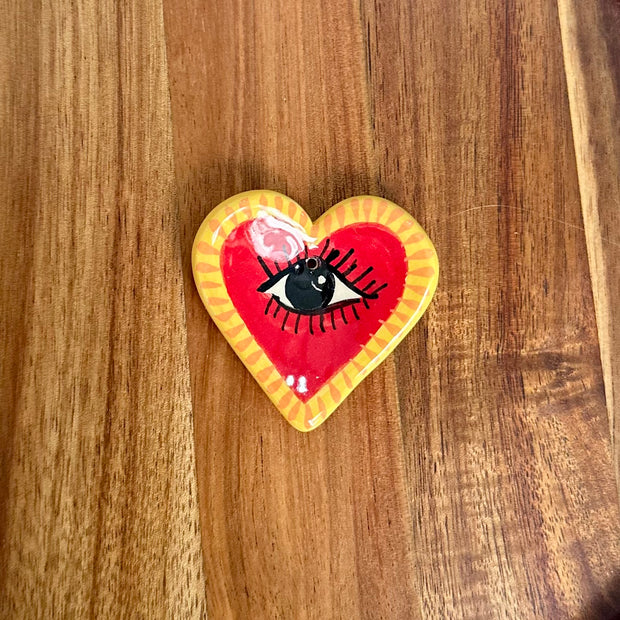 PIEDRA ANTI ESTRES CORAZÓN OJO