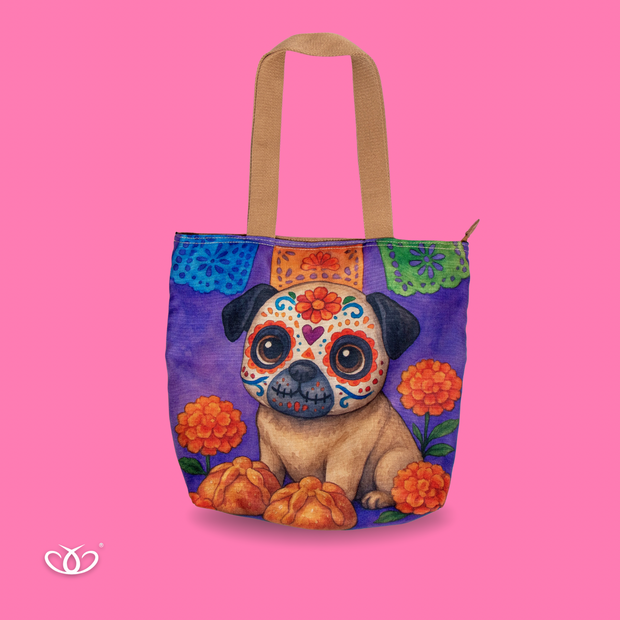 BOLSO TOTEM ILUSTRADO PERRITO CATRIN