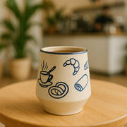 VASO CONICO CH PAN AZUL