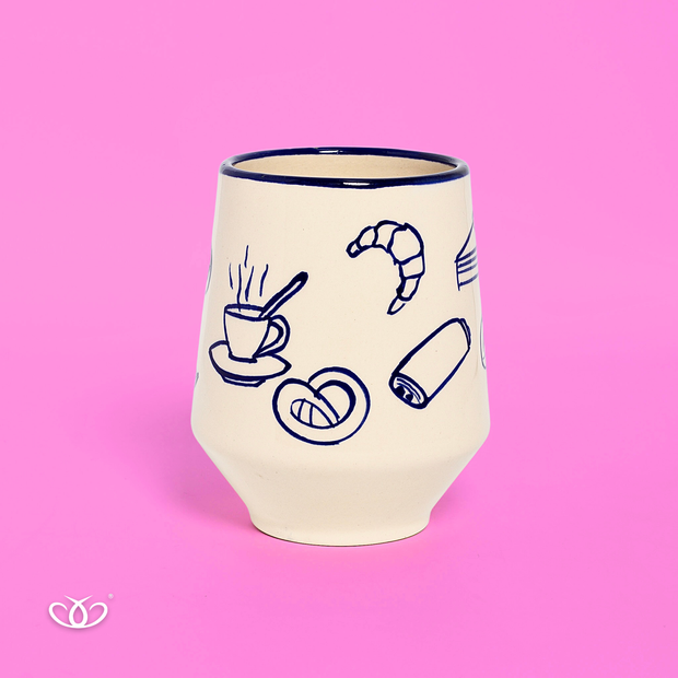 VASO CONICO CH PAN AZUL