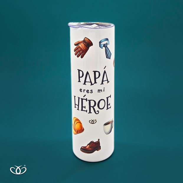 TERMO PAPÁ ERES MI HÉROE 03
