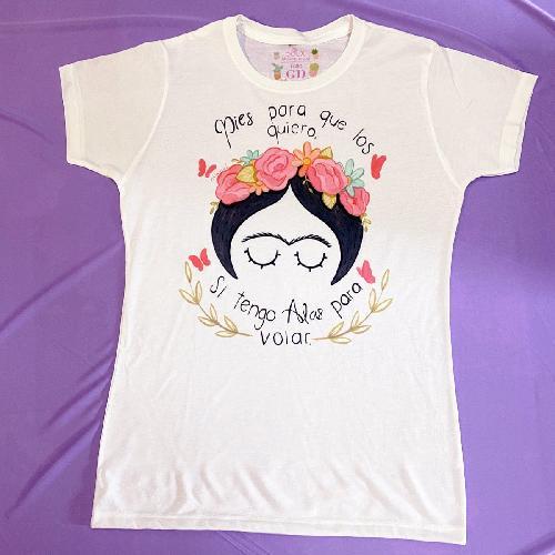 PLAYERA FRIDA FRASE XL