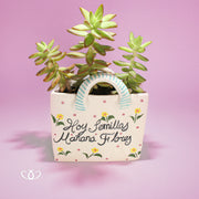 MACETA BOLSA FLORES