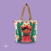 BOLSO TOTEM ILUSTRADO LELE