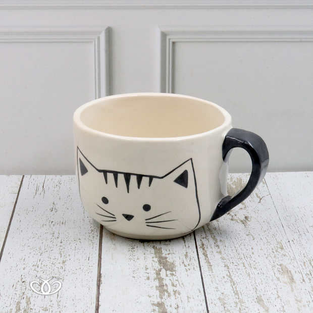 TAZA GATO BLANCO MICHI LOVER 600ml