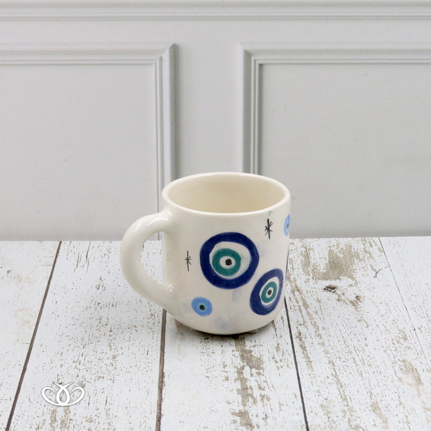 TAZA MINI CIRCULOS Y ESTRELLAS