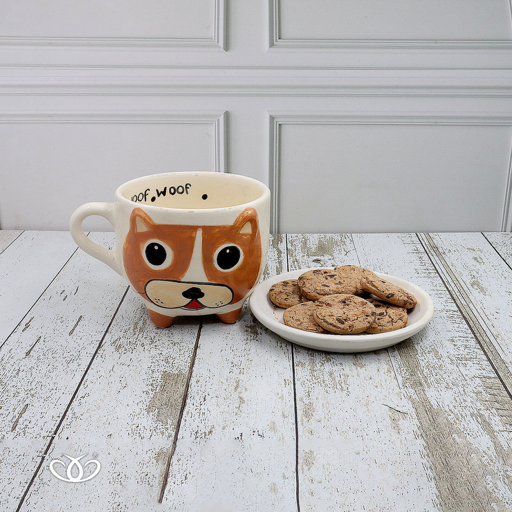 Taza Patitas Perro Cafe 600ml