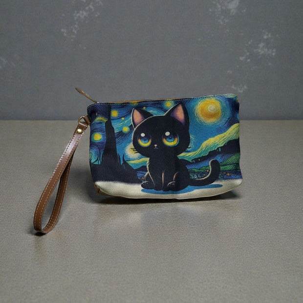 COSMETIQUERA GATO NOCHE ESTRELLADA