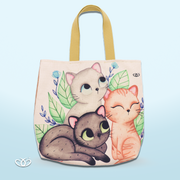 BOLSO ECOLÓGICO GATITOS - douxmodayhogar