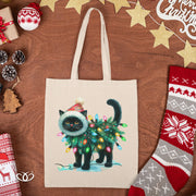 BOLSO LIGERO GATO TRAJE ARBOL DE NAVIDAD