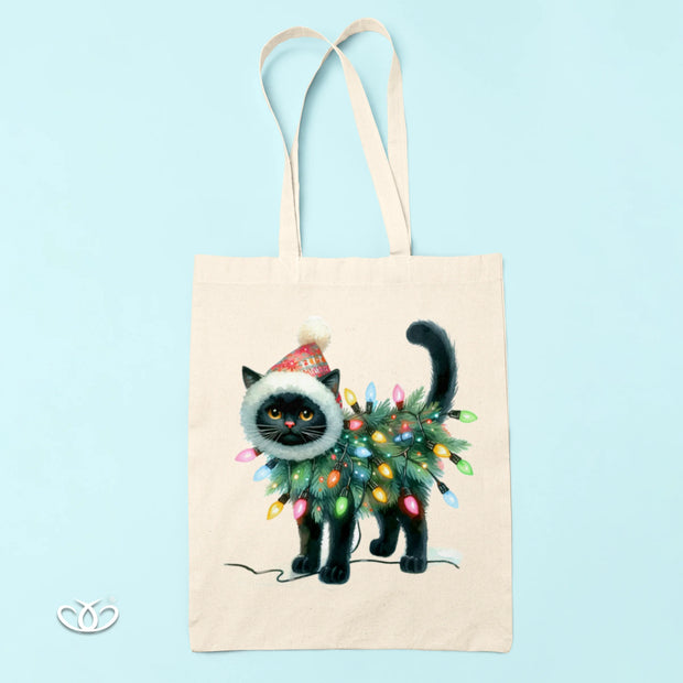 BOLSO LIGERO GATO TRAJE ARBOL DE NAVIDAD