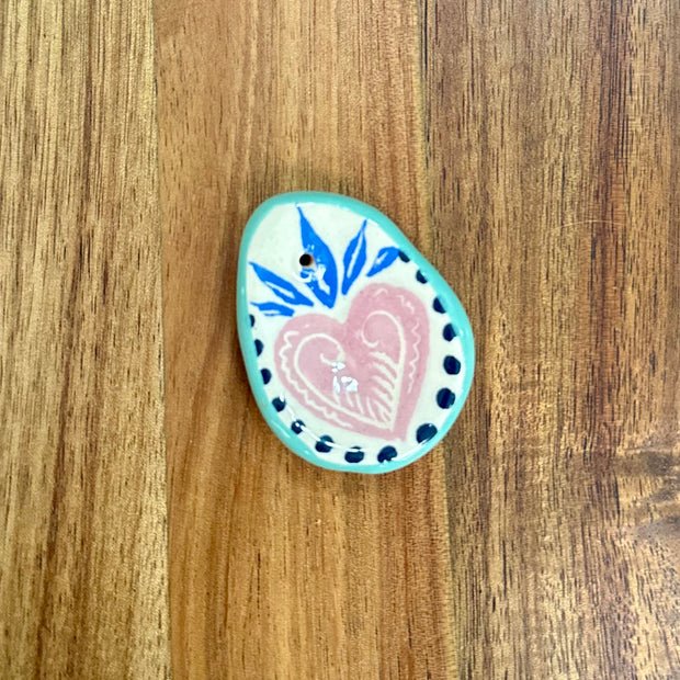 PIEDRA ANTI ESTRES CORAZÓN PASTEL