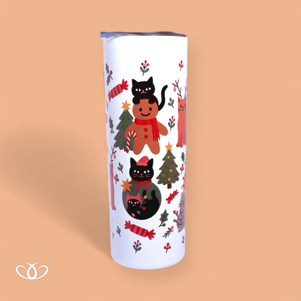 TERMO GATOS NAVIDAD