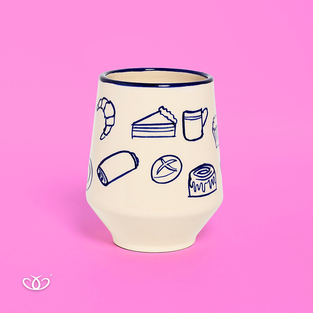 VASO CONICO CH PAN AZUL