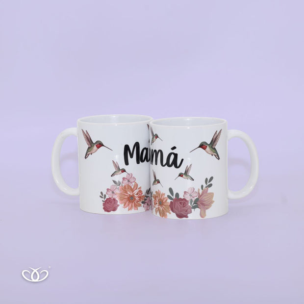 TAZA SUBLIMADA MAMA COLIBRI