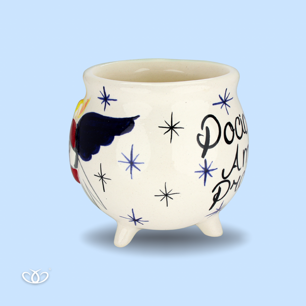 TAZA CALDERO CORAZON CON ALAS