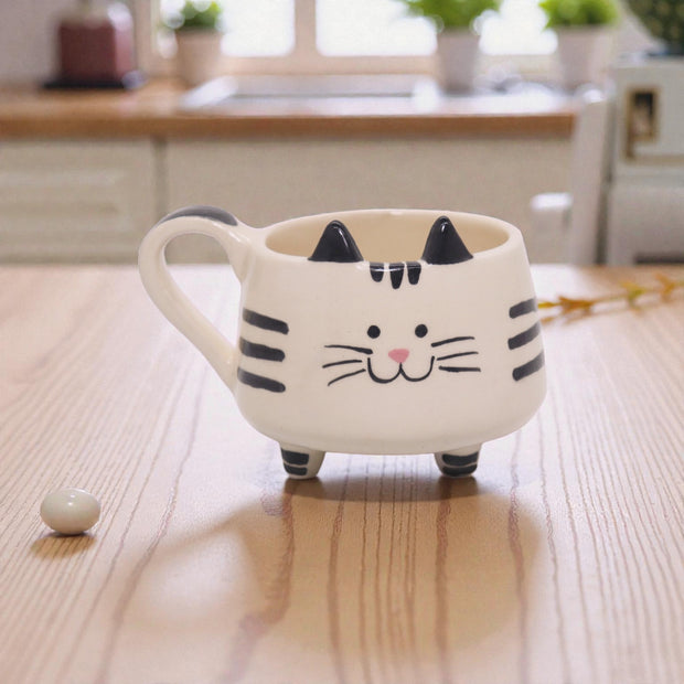 TAZA PATITAS GATO RAYAS 300ml