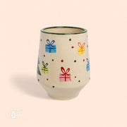 VASO CONICO CH GATO PINO NAVIDAD
