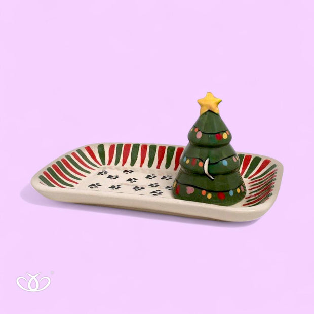 ALHAJERO PORTA INCIENSO GATO PINO