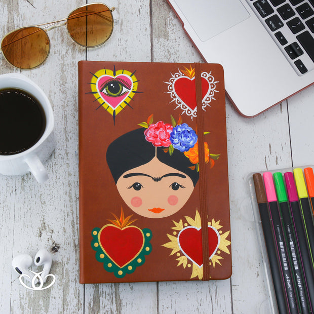 LIBRETA FRIDA PINTADA GRANDE