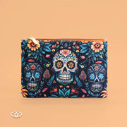 MONEDERO CALAVERAS Y FLORES