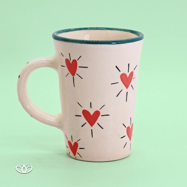 TAZA ALTA CORAZONES 300 ml