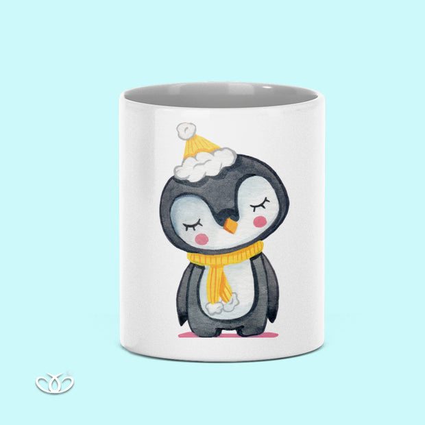 TAZA ILUSTRADA ANIMALITOS NAVIDEÑOS 300 ml