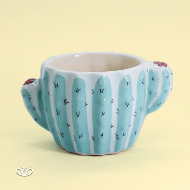 TAZA MINI CACTUS AQUA 125 ml