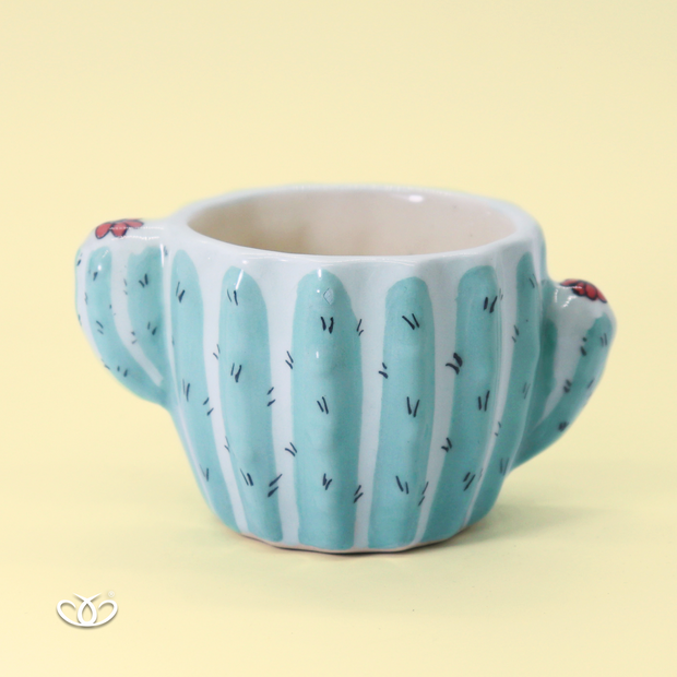 TAZA MINI CACTUS AQUA 125 ml