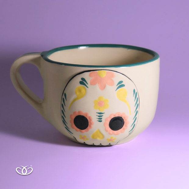 TAZA CALAVERA RECUÉRDAME 600 ml