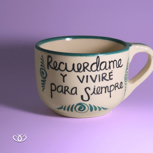 TAZA CALAVERA RECUÉRDAME 600 ml