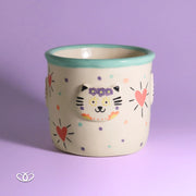 TAZA POCILLO GATO CORAZÓN 300 ml