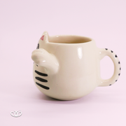 TAZA GATO MANITAS RAYAS 300 ml