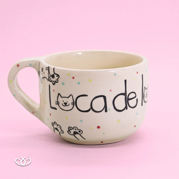 TAZA LOCA DE LOS GATOS 600 ml