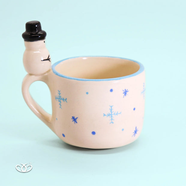 TAZA MUÑECO DE NIEVE 3D 300 ml