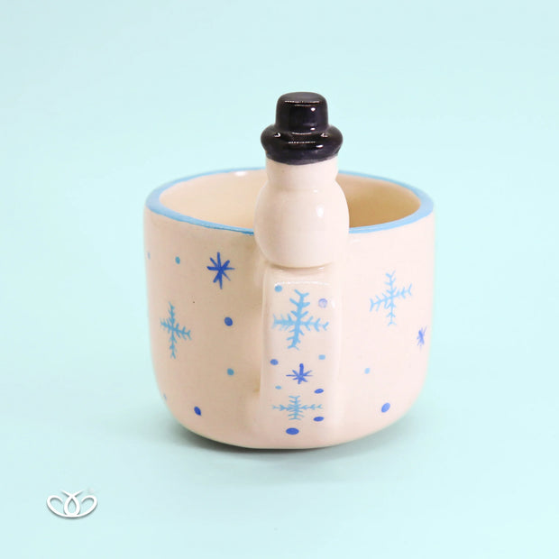 TAZA MUÑECO DE NIEVE 3D 300 ml