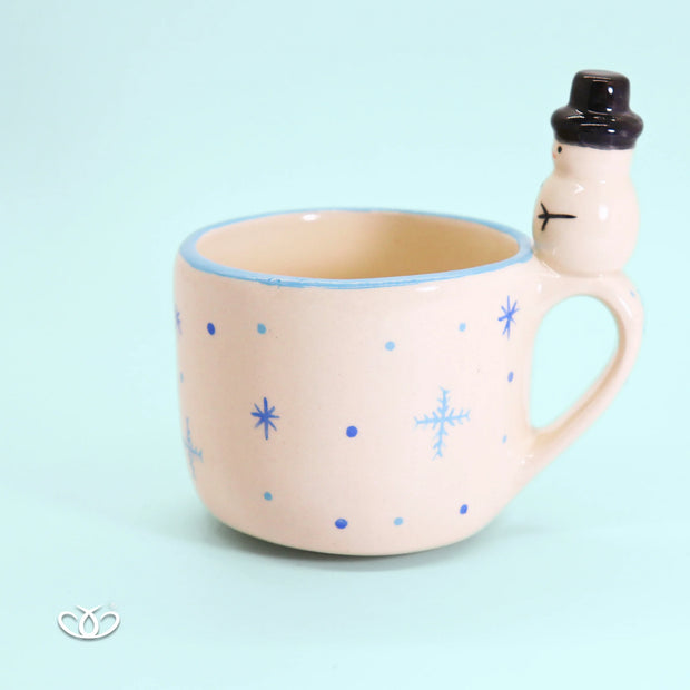 TAZA MUÑECO DE NIEVE 3D 300 ml