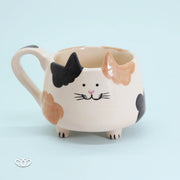 TAZA PATITAS GATO CALICO 2  300ml