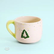 TAZA PINO PUNTOS NAVIDAD 300 ml