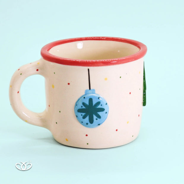 TAZA POCILLO ESFERAS ÁRBOL 300 ml