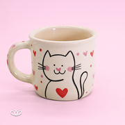 TAZA POCILLO GATO AMOR 300 ml