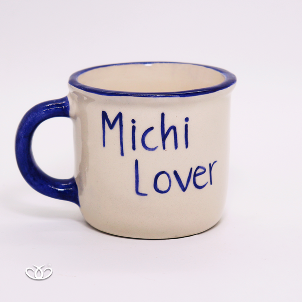 TAZA POCILLO GATO MICHI LOVER 300 ml