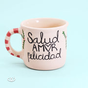 TAZA POCILLO SALUD AMOR & FELICIDAD 300 ml