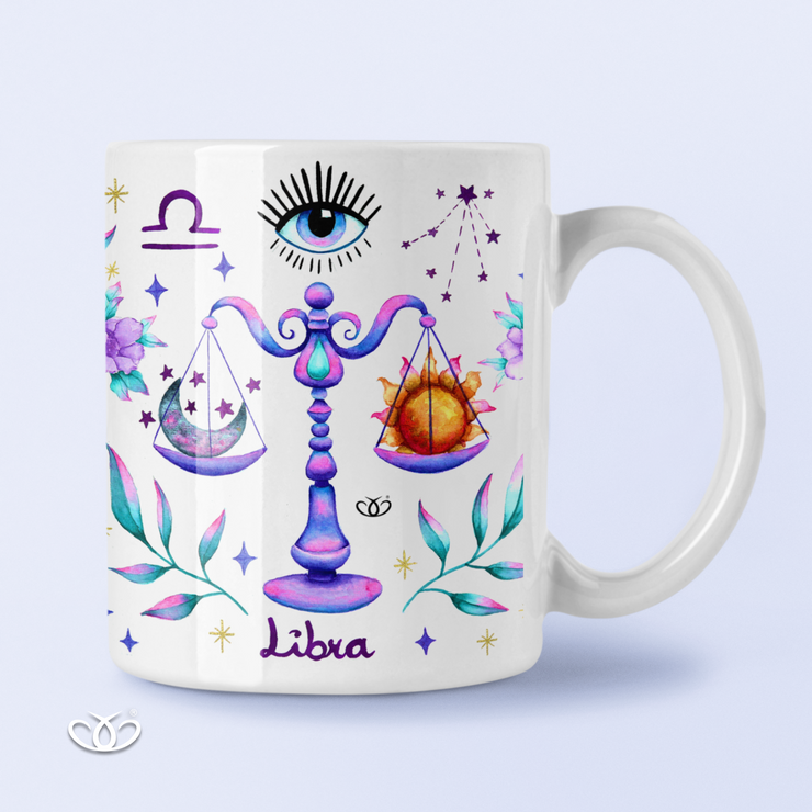 TAZA ILUSTRADA LIBRA