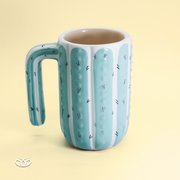 TAZA TARRO CACTUS TURQUESA 500ml