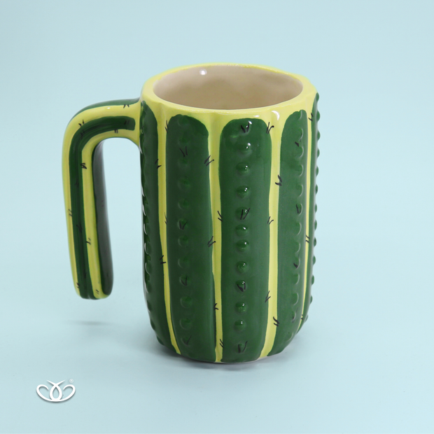 TAZA TARRO CACTUS VERDE LIMÓN 500ml